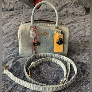 Coach distressed denim Rowan